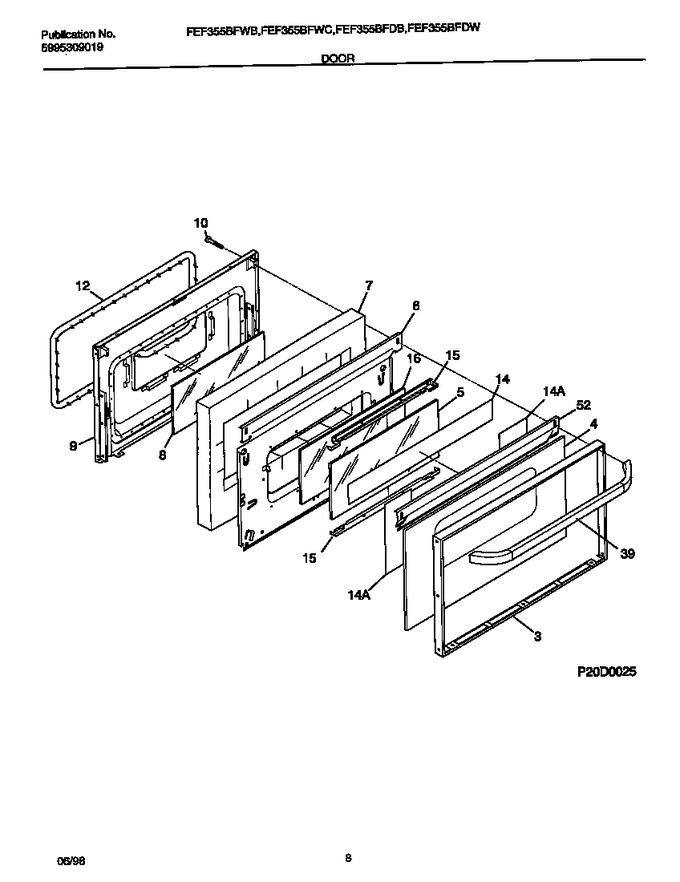 Diagram for FEF355BFWC