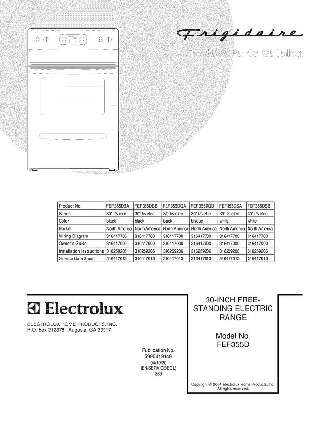Diagram for FEF355DBA