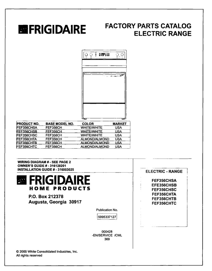 Diagram for FEF356CHSA