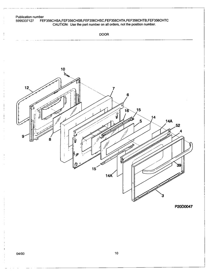 Diagram for FEF356CHSA