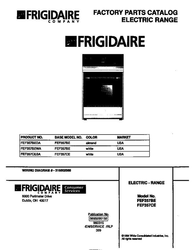 Diagram for FEF357BEWA