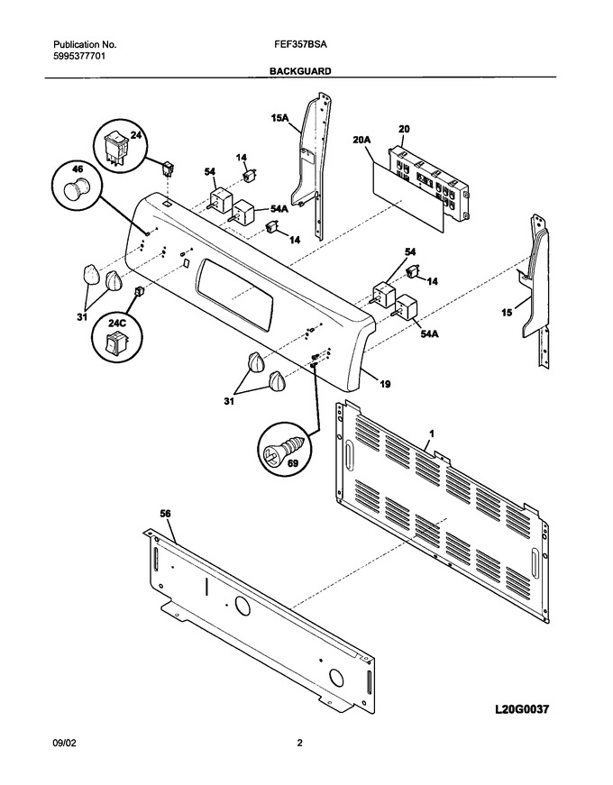 Diagram for FEF357BSA
