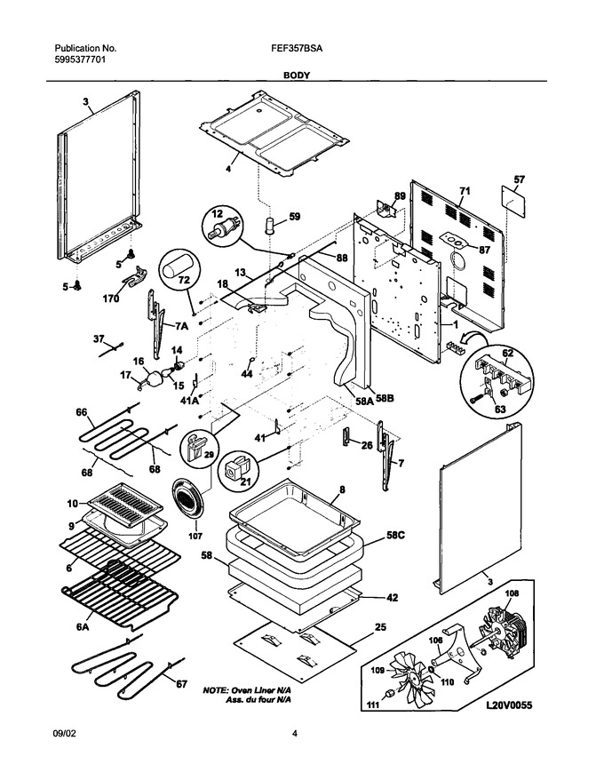 Diagram for FEF357BSA