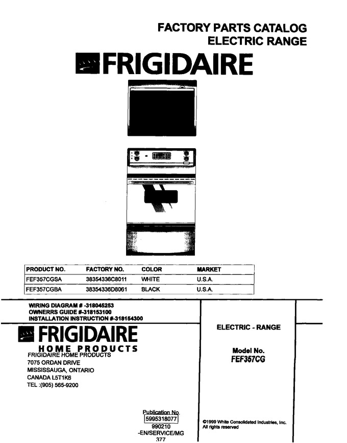 Diagram for FEF357CGSA