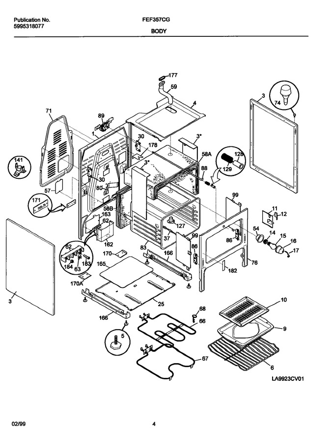 Diagram for FEF357CGSA