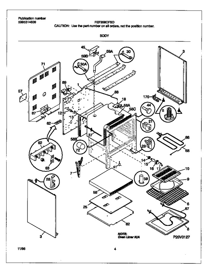 Diagram for FEF358CFSD