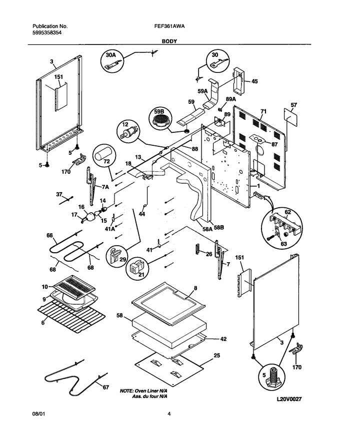 Diagram for FEF361AWA
