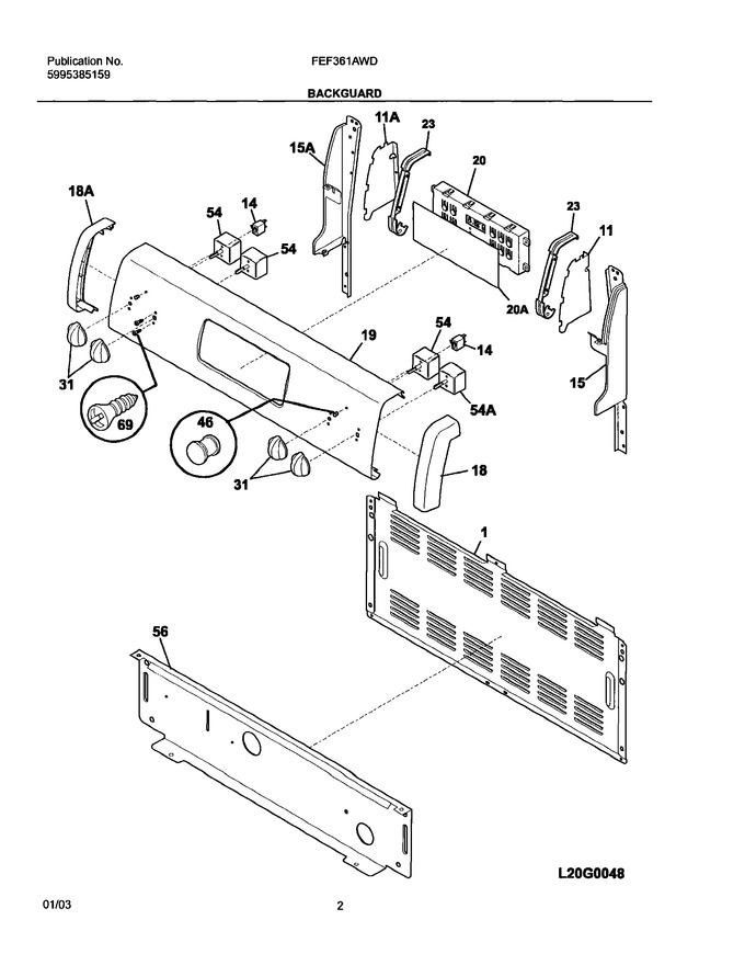 Diagram for FEF361AWD