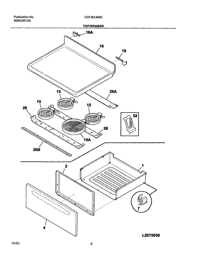 Diagram for FEF361AWD