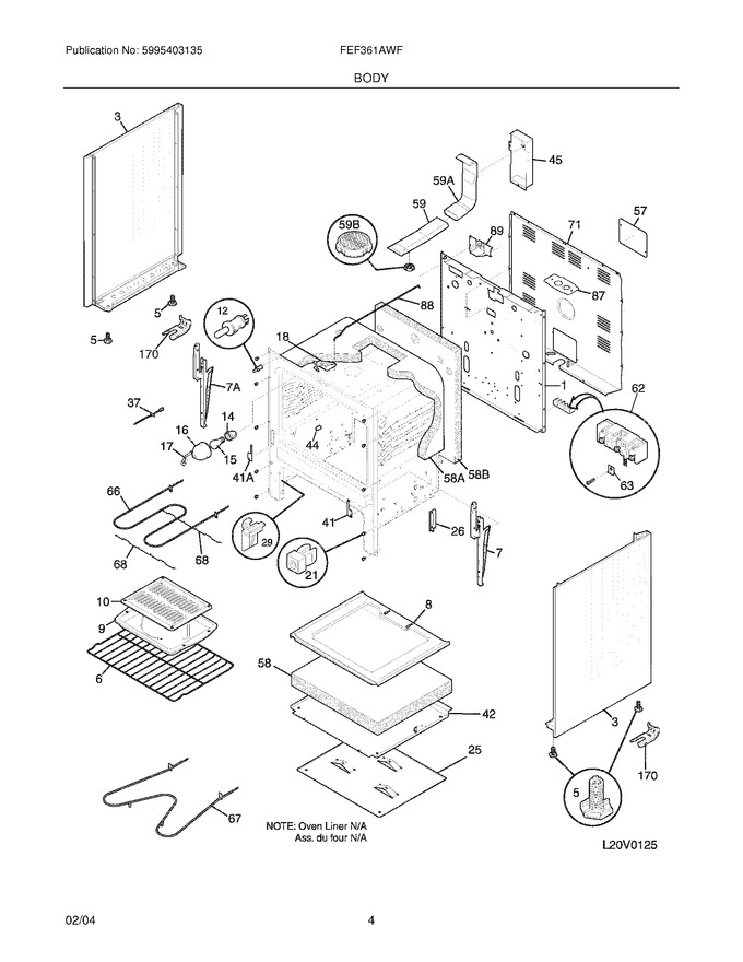 Diagram for FEF361AWF