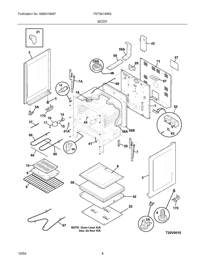 Diagram for FEF361AWG