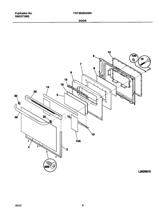 Diagram for FEF362BXAWA
