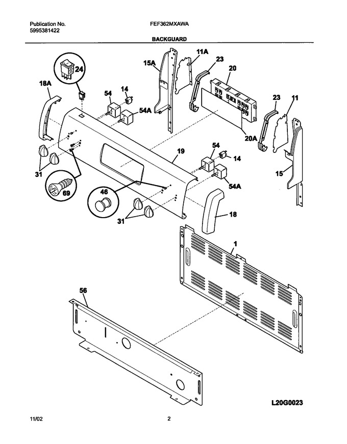 Diagram for FEF362MXAWA