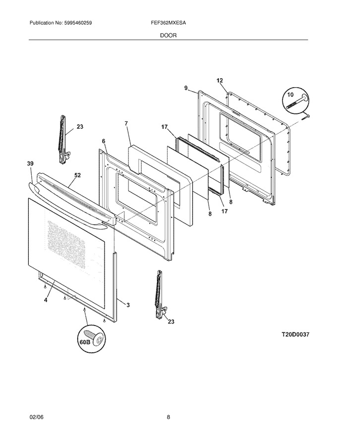 Diagram for FEF362MXESA