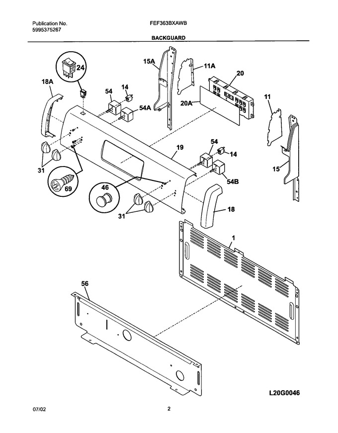 Diagram for FEF363BXAWB