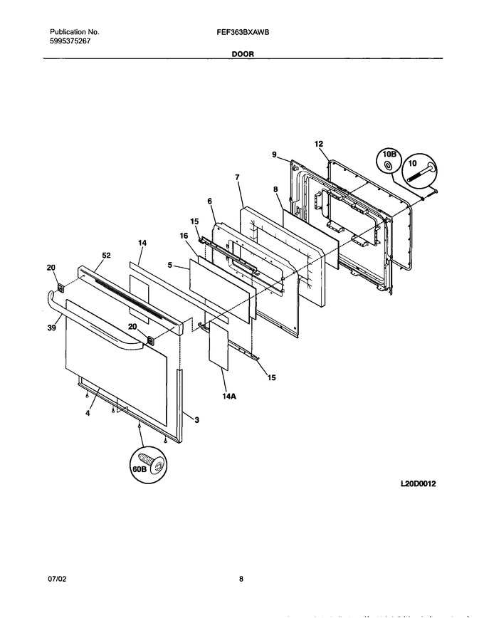 Diagram for FEF363BXAWB
