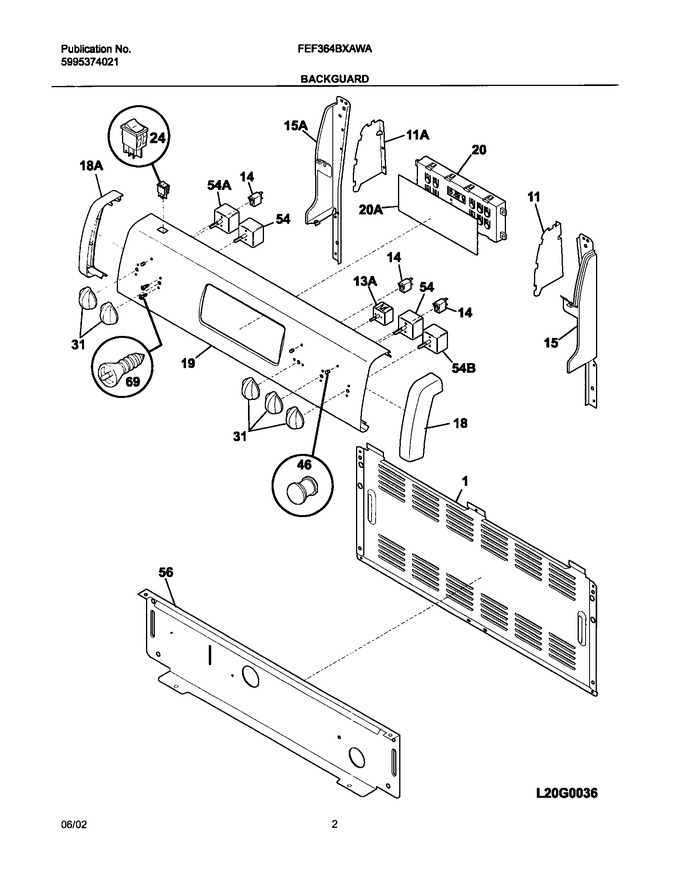 Diagram for FEF364BXAWA