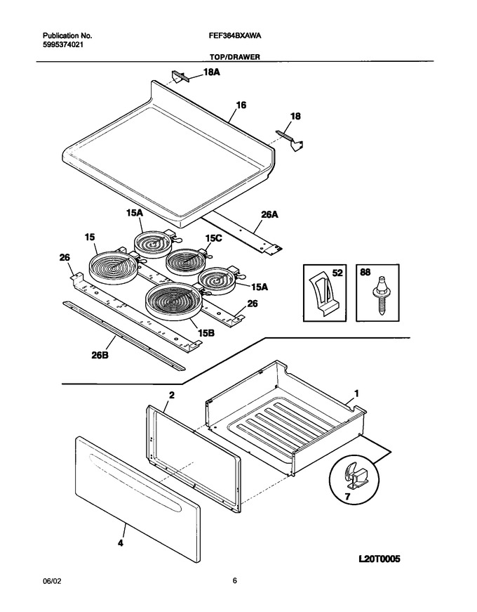 Diagram for FEF364BXAWA