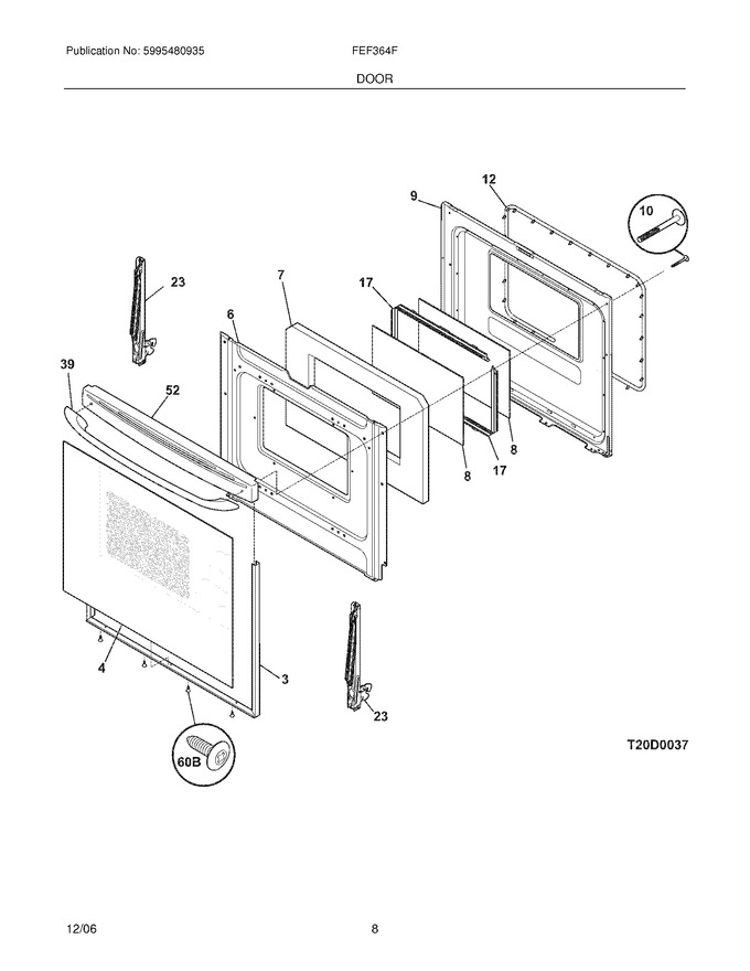 Diagram for FEF364FWC