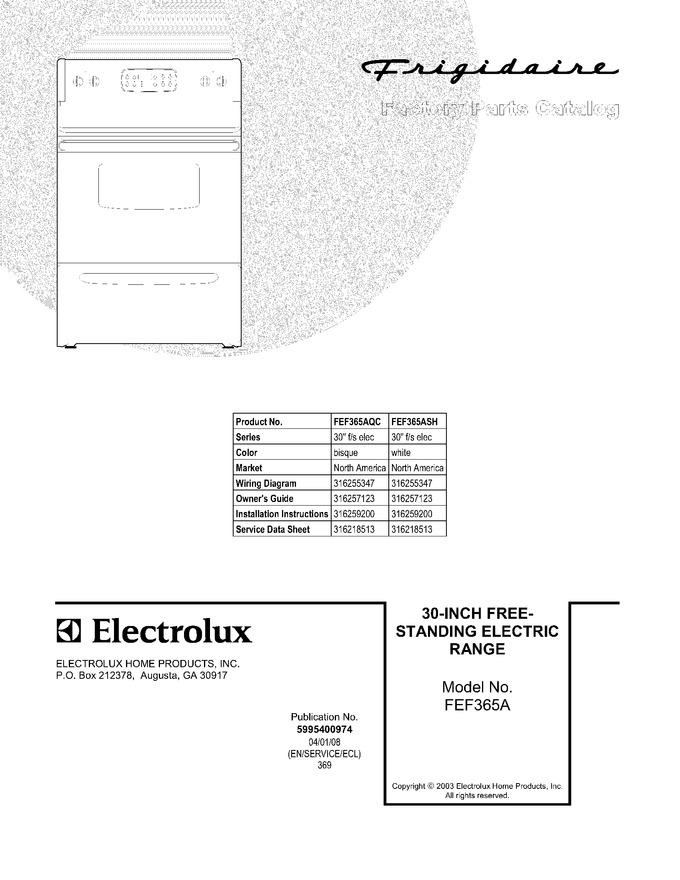 Diagram for FEF365AQC