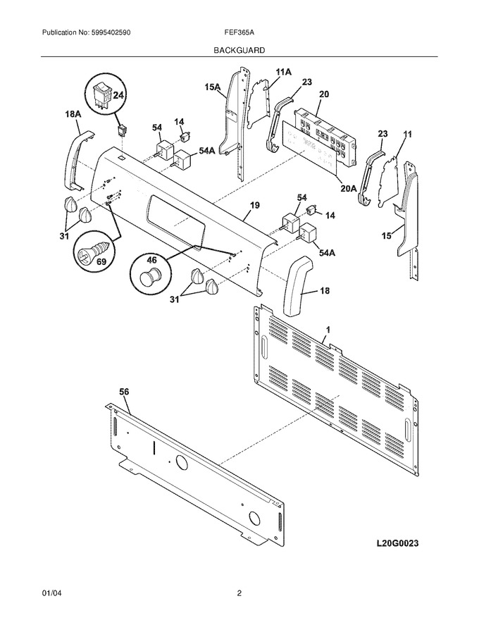 Diagram for FEF365ASK