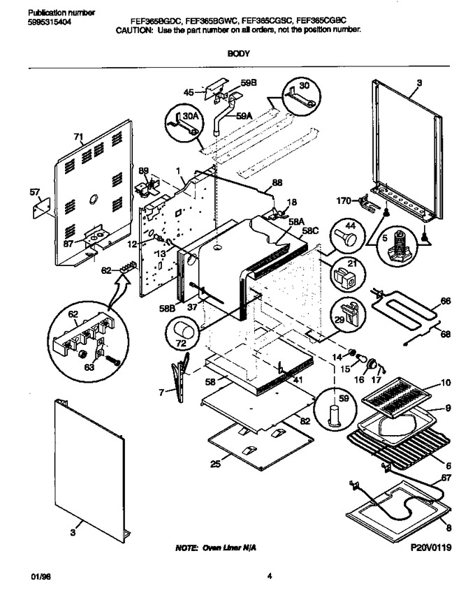 Diagram for FEF365CGBC
