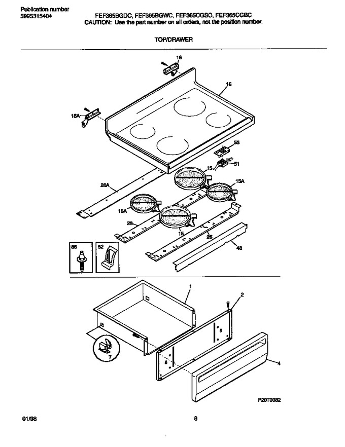 Diagram for FEF365BGDC