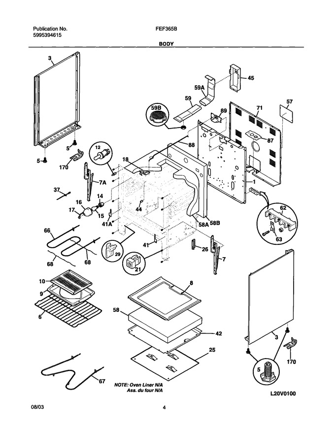 Diagram for FEF365BUD