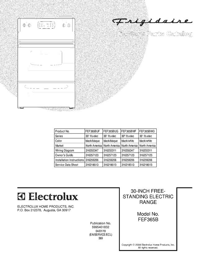 Diagram for FEF365BUG