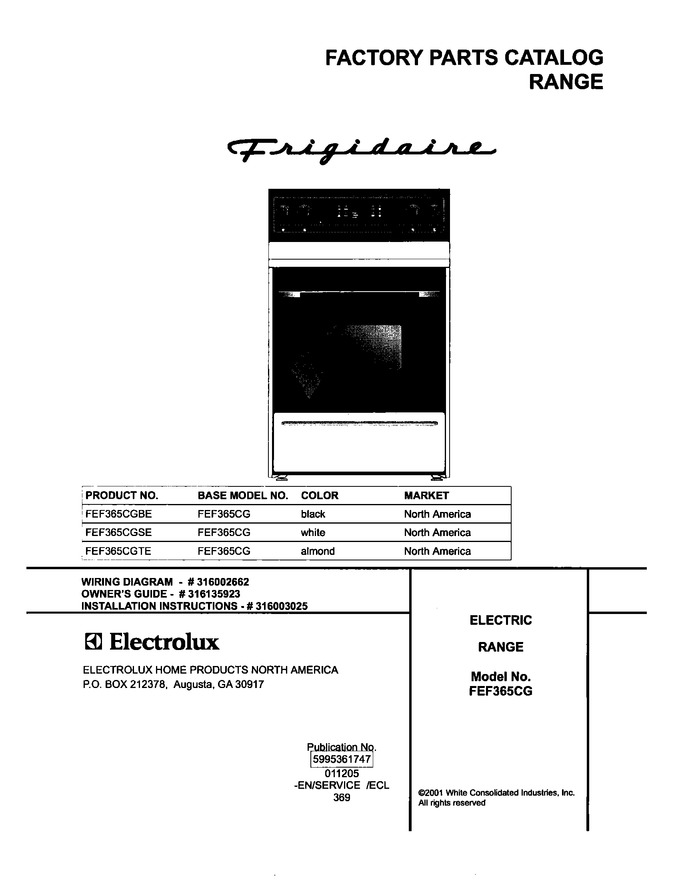 Diagram for FEF365CGSE