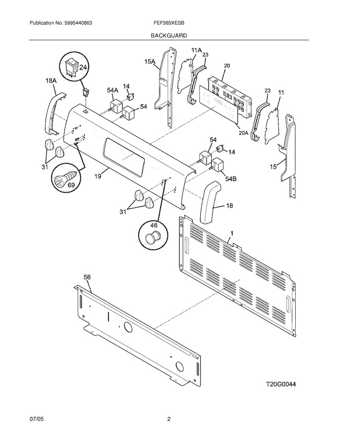 Diagram for FEF365XESB