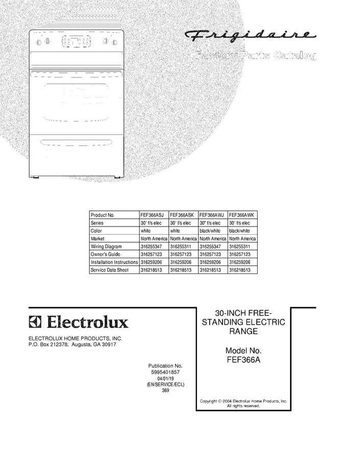 Diagram for FEF366AWJ