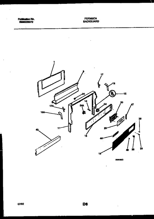 Diagram for FEF366CASA