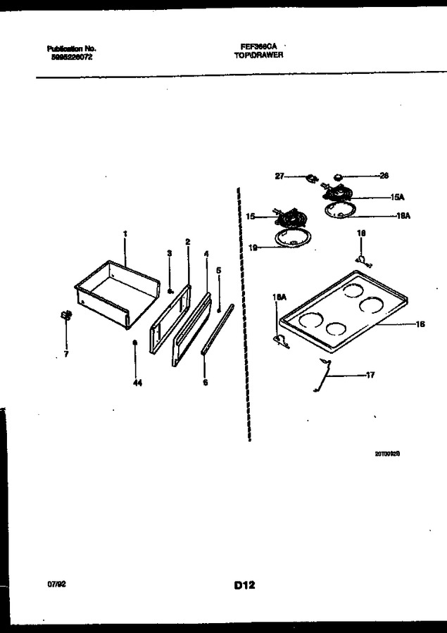 Diagram for FEF366CASA