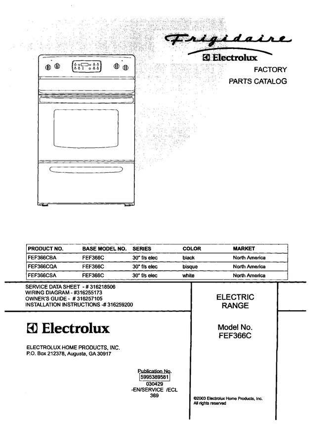 Diagram for FEF366CQA