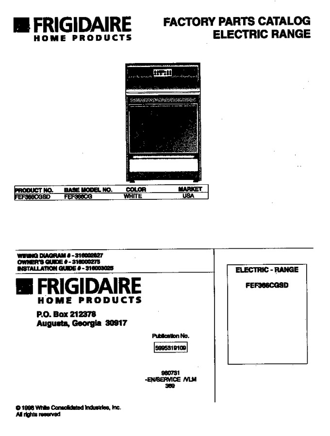 Diagram for FEF366CGSD