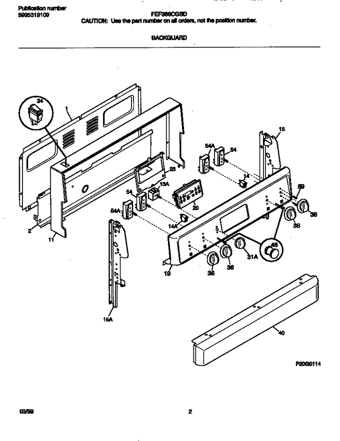 Diagram for FEF366CGSD