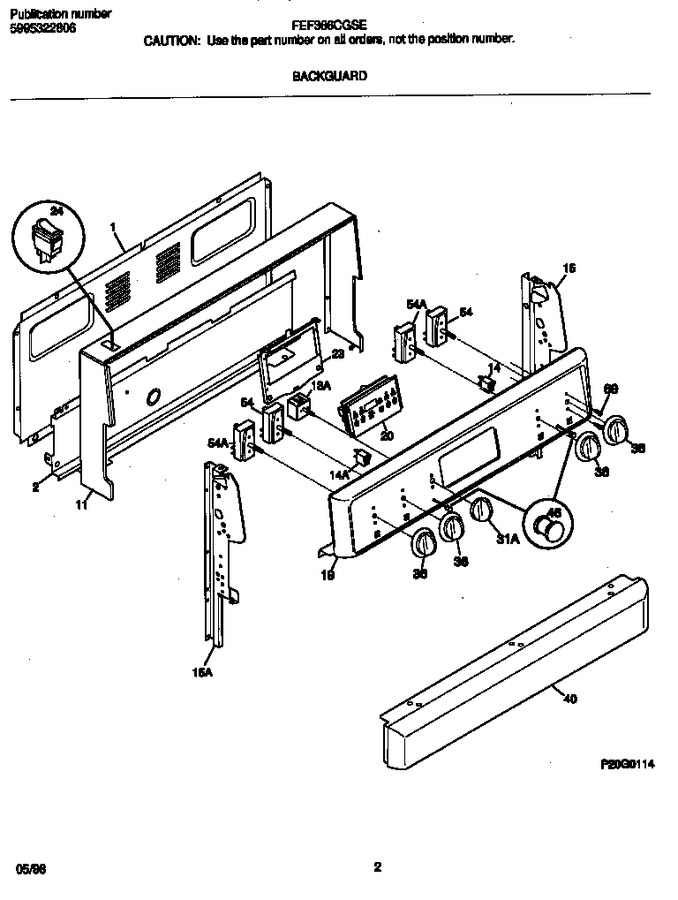 Diagram for FEF366CGSE