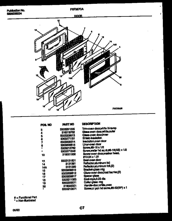 Diagram for FEF367CASA