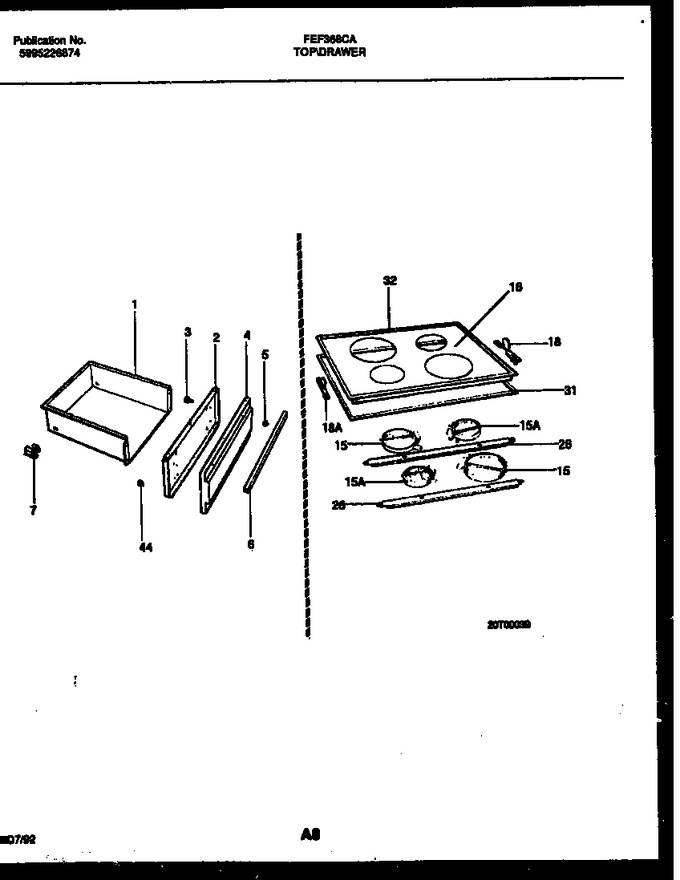 Diagram for FEF368CASA
