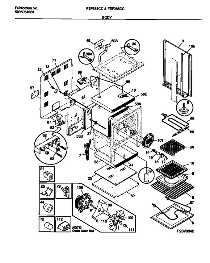 Diagram for FEF388CCSA
