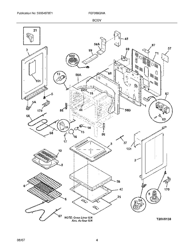 Diagram for FEF368GMA