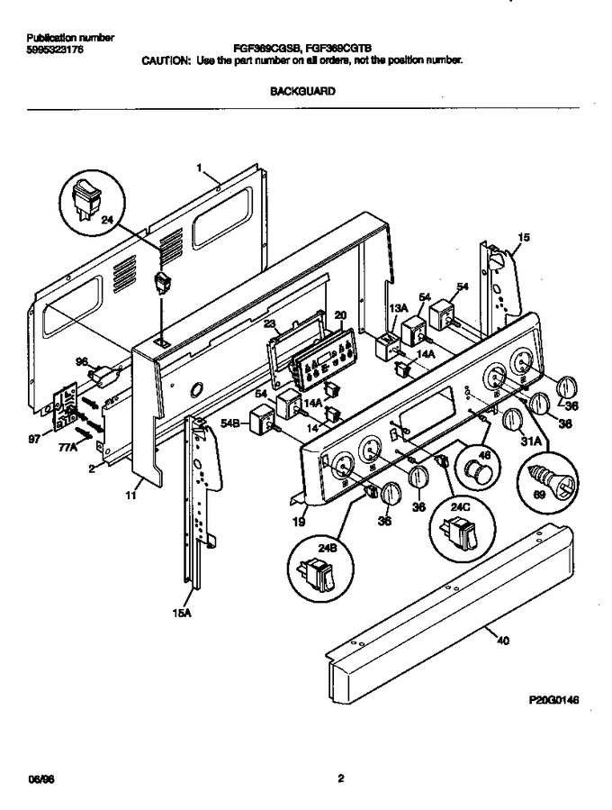 Diagram for FEF369CGSB