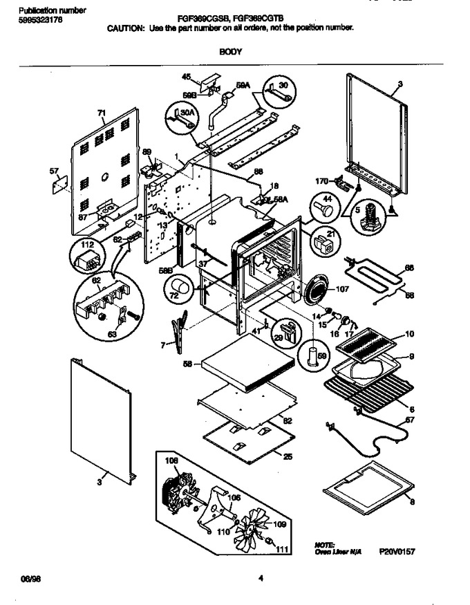 Diagram for FEF369CGSB