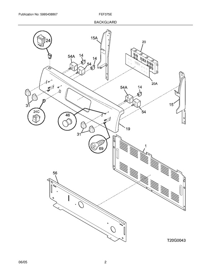 Diagram for FEF375ESA