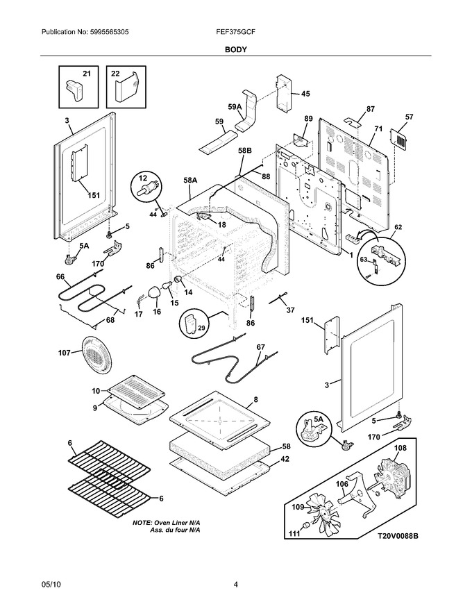 Diagram for FEF375GCF