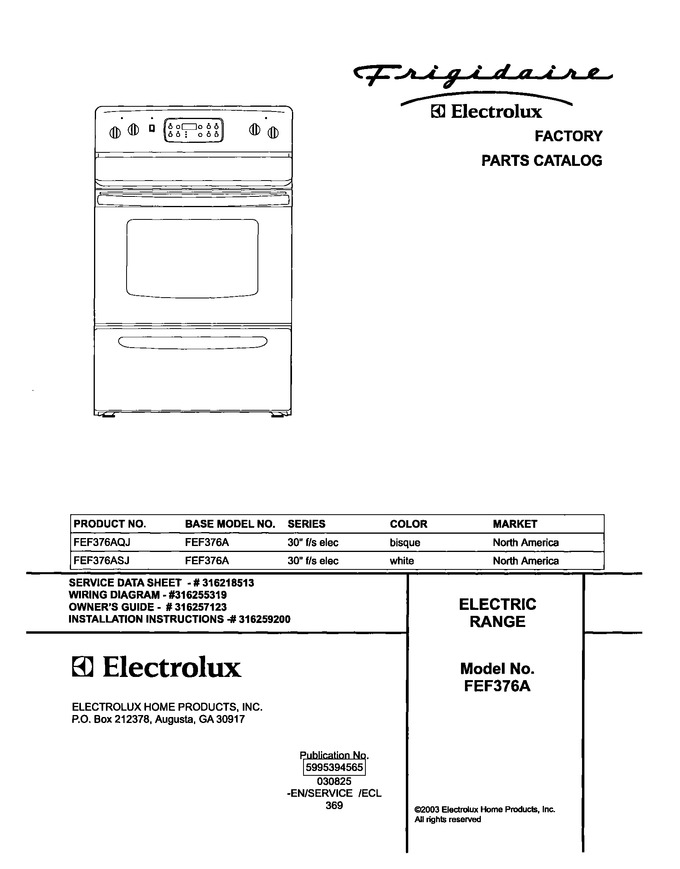 Diagram for FEF376AQJ