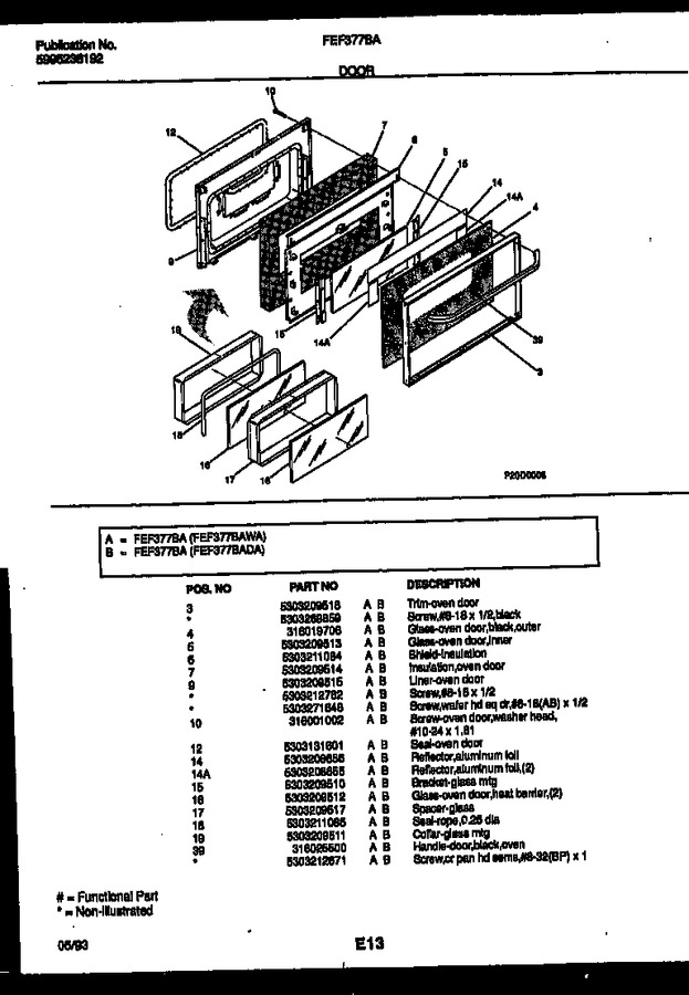 Diagram for FEF377BAWA