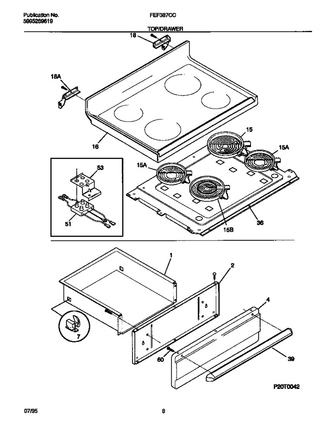 Diagram for FEF387CCTB