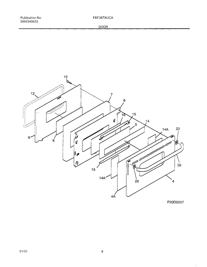 Diagram for FEF387WJCA